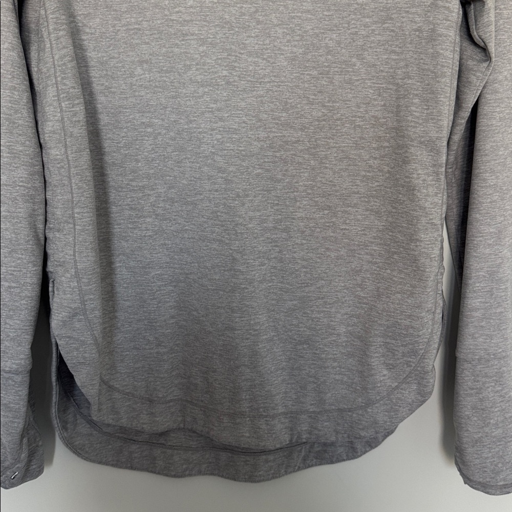 Athleta Heather Gray Long Sleeve Women's Athletic Top - Size XS - Picture 5 of 8